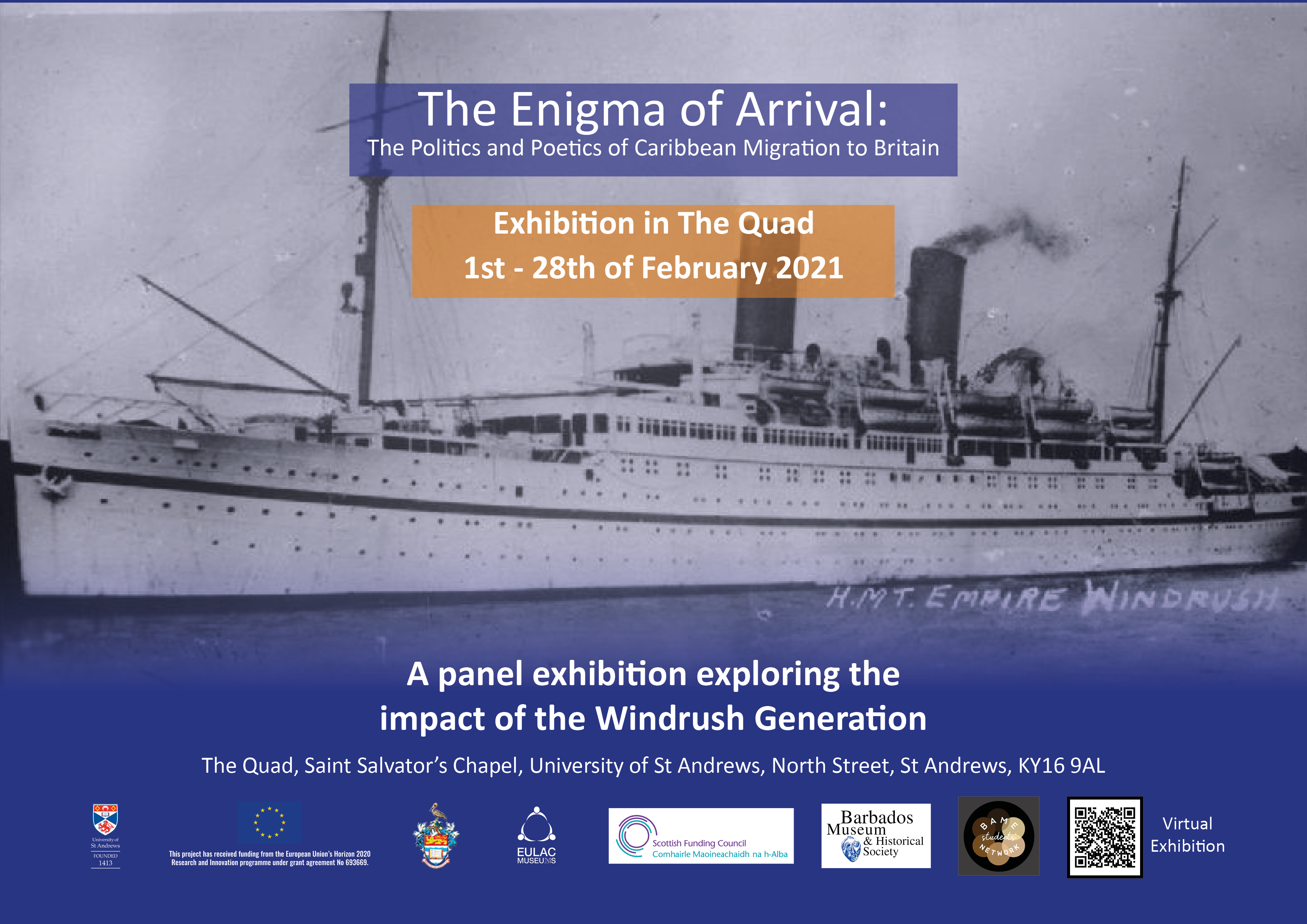 Join us in February for: The Enigma of Arrival exhibition